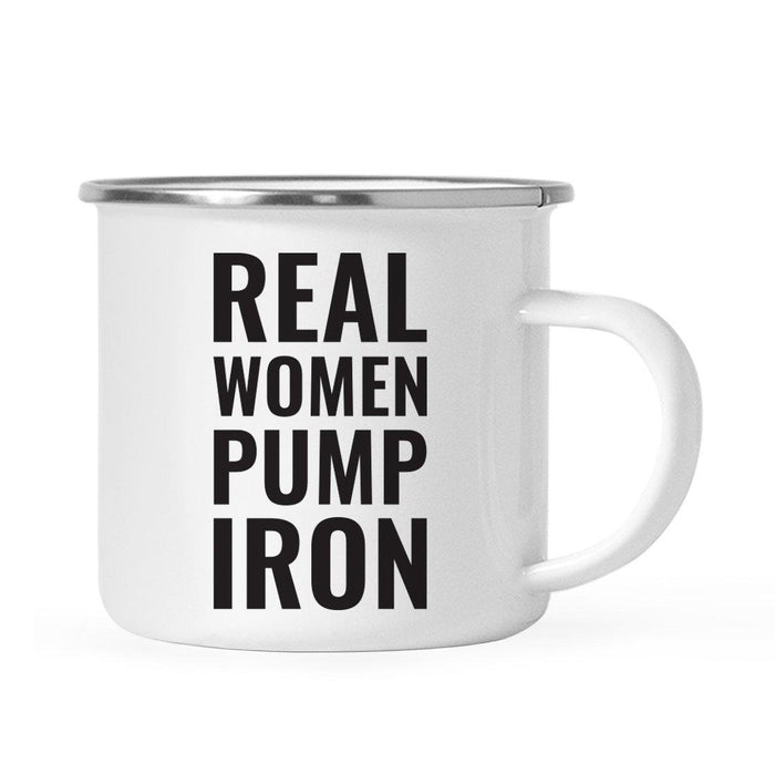 Gym Workout Fitness Campfire Coffee Mug-Set of 1-Andaz Press-Women-