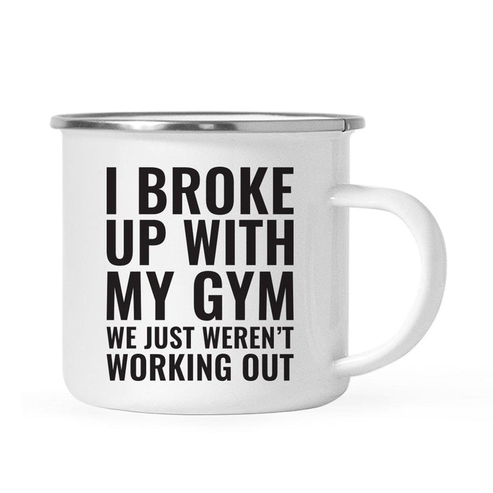 Gym Workout Fitness Campfire Coffee Mug-Set of 1-Andaz Press-Working Out-
