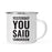 Gym Workout Fitness Campfire Coffee Mug-Set of 1-Andaz Press-Yesterday-