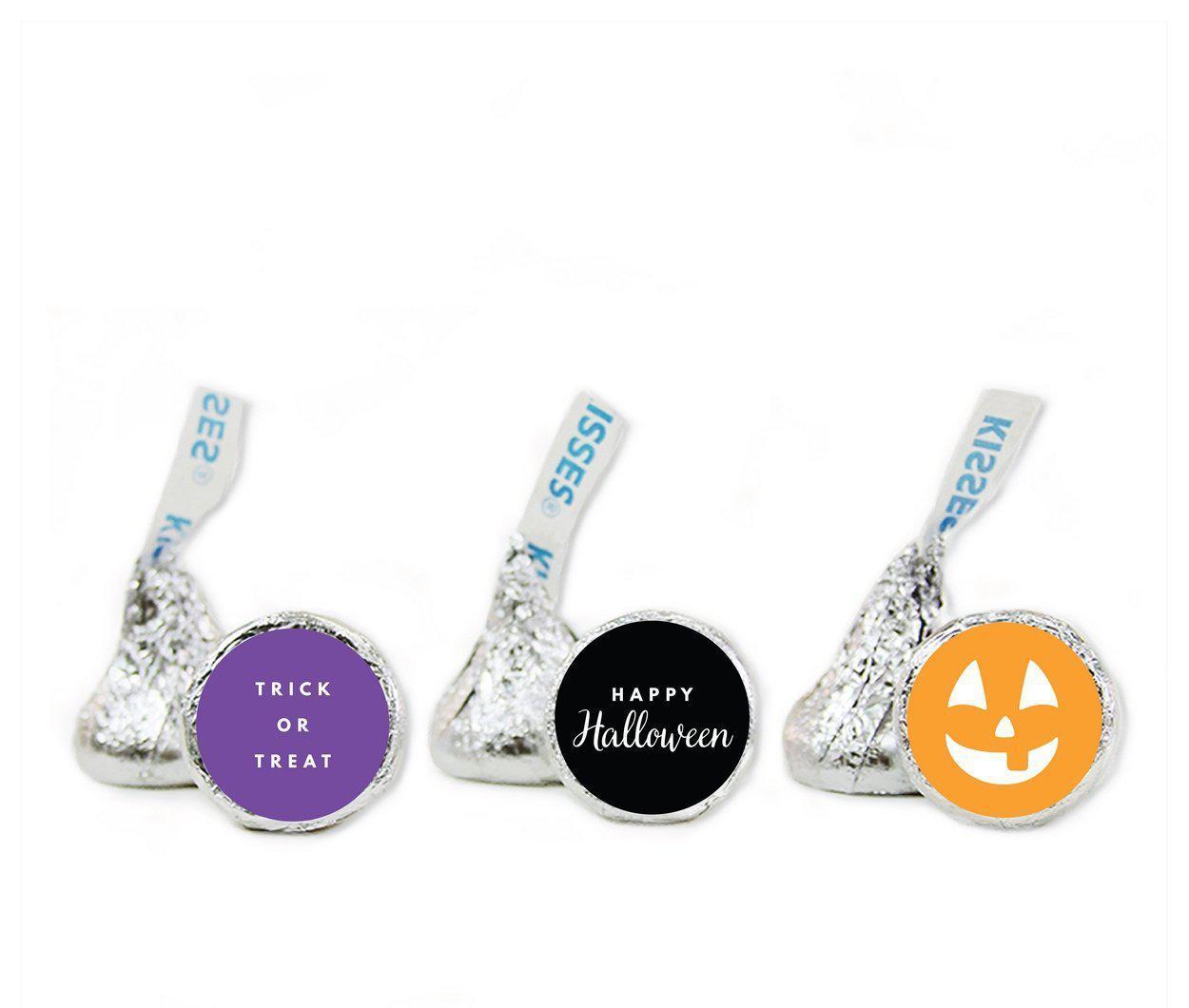 Halloween Trick or Treat Hershey's Kisses Stickers-Set of 216-Andaz Press-