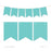 Hanging Pennant Banner Party Garland Decor-Set of 21-Andaz Press-Blush Pink-