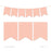 Hanging Pennant Banner Party Garland Decor-Set of 21-Andaz Press-Blush Pink-