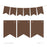 Hanging Pennant Banner Party Garland Decor-Set of 21-Andaz Press-Brown-