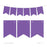 Hanging Pennant Banner Party Garland Decor-Set of 21-Andaz Press-Royal Purple-