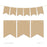 Hanging Pennant Banner Party Garland Decor-Set of 21-Andaz Press-Tan-