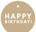 Happy Birthday! Circle Gift Tags, Modern Style-Set of 24-Andaz Press-Ivory-
