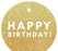 Happy Birthday! Circle Gift Tags, Modern Style-Set of 24-Andaz Press-Ivory-