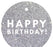 Happy Birthday! Circle Gift Tags, Modern Style-Set of 24-Andaz Press-Ivory-