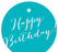 Happy Birthday! Circle Gift Tags, Whimsical Style-Set of 24-Andaz Press-Ivory-