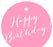 Happy Birthday! Circle Gift Tags, Whimsical Style-Set of 24-Andaz Press-Ivory-
