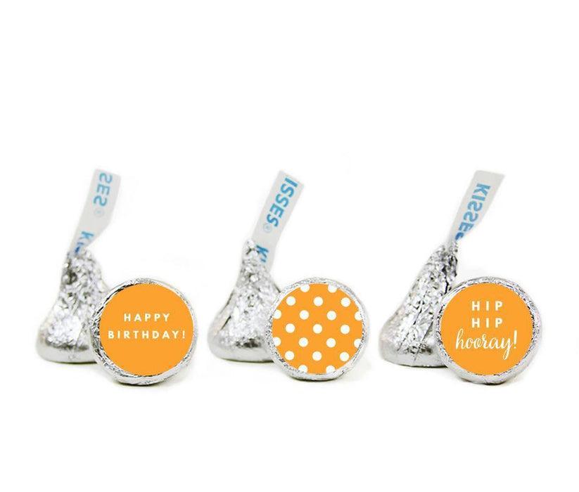 Happy Birthday Hershey's Kisses Stickers-Set of 216-Andaz Press-Ivory-