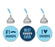 Happy Father's Day Grandpa Hershey's Kisses Stickers-Set of 216-Andaz Press-