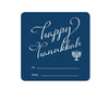 Happy Hanukkah Square Gift Label Stickers-Set of 40-Andaz Press-