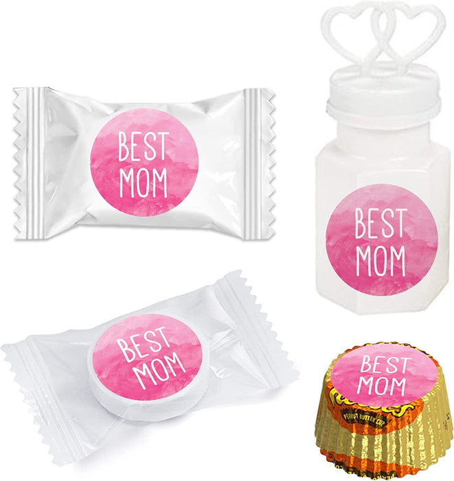 Happy Mother's Day Hershey's Kisses Stickers-Set of 216-Andaz Press-