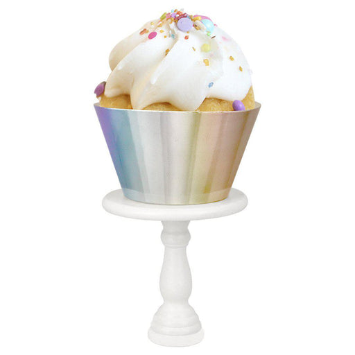 Iridescent Holographic Cupcake Wrappers-Set of 50-Andaz Press-Iridescent-