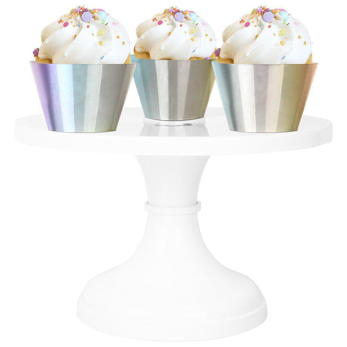 Iridescent Holographic Cupcake Wrappers-Set of 50-Andaz Press-Iridescent-