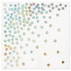 Iridescent Holographic Polka Dot Lunch Napkins-Set of 50-Andaz Press-Iridescent-