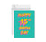 Jumbo Happy 15 Birthday Card with Envelope-Set of 1-Andaz Press-Retro 80s-