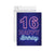 Jumbo Happy 16 Birthday Card with Envelope-Set of 1-Andaz Press-Sweet 16-