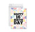 Jumbo Happy 16 Birthday Card with Envelope-Set of 1-Andaz Press-Pastel Confetti-