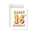 Jumbo Happy 16 Birthday Card with Envelope-Set of 1-Andaz Press-Purple & Yellow-