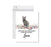 Jumbo Pet Sympathy Card with Envelope, Cat Grief Bereavement Card 8.5" x 11"-Set of 1-Andaz Press-American Shorthair Brown Tabby Cat-
