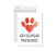 Jumbo Pet Sympathy Card with Envelope, Sorry For Your Loss Card, 8.5" x 11"-Set of 1-Andaz Press-Love Paw Print-