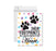 Jumbo Pet Sympathy Card with Envelope, Sorry For Your Loss Card, 8.5" x 11"-Set of 1-Andaz Press-Love Paw Print-