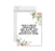 Jumbo Sympathy Card with Envelope, Premium Condolences Card with Big Blank Space-Set of 1-Andaz Press-Caring Thoughts Are With You-