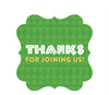 Jungle Safari Adventure Birthday Fancy Square Gift Tags-Set of 24-Andaz Press-