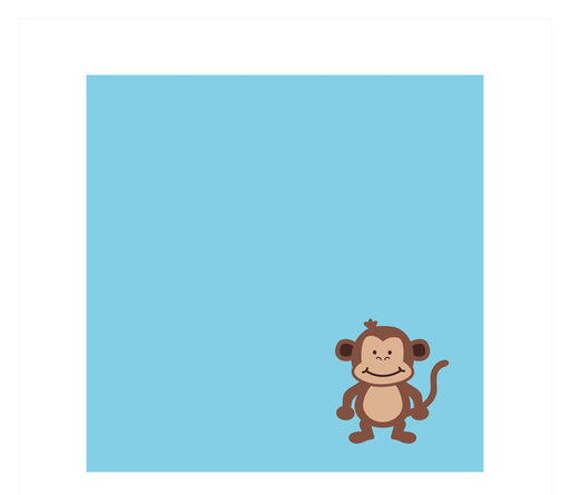 Jungle Safari Adventure Birthday Thank You Square Gift Tags-Set of 24-Andaz Press-Thank You-