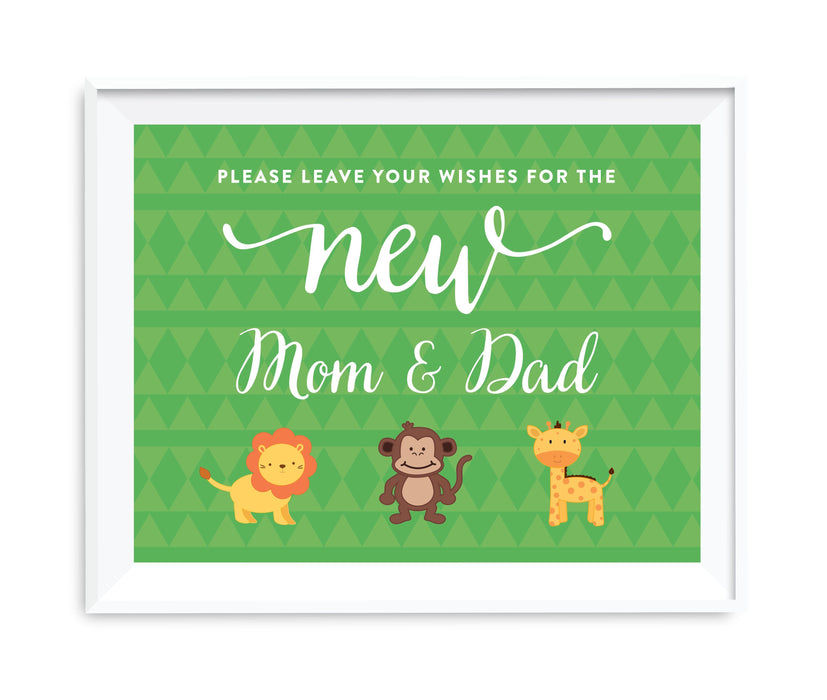 Jungle Safari Baby Shower Party Signs-Set of 1-Andaz Press-Thank You For Celebrating With Us!-