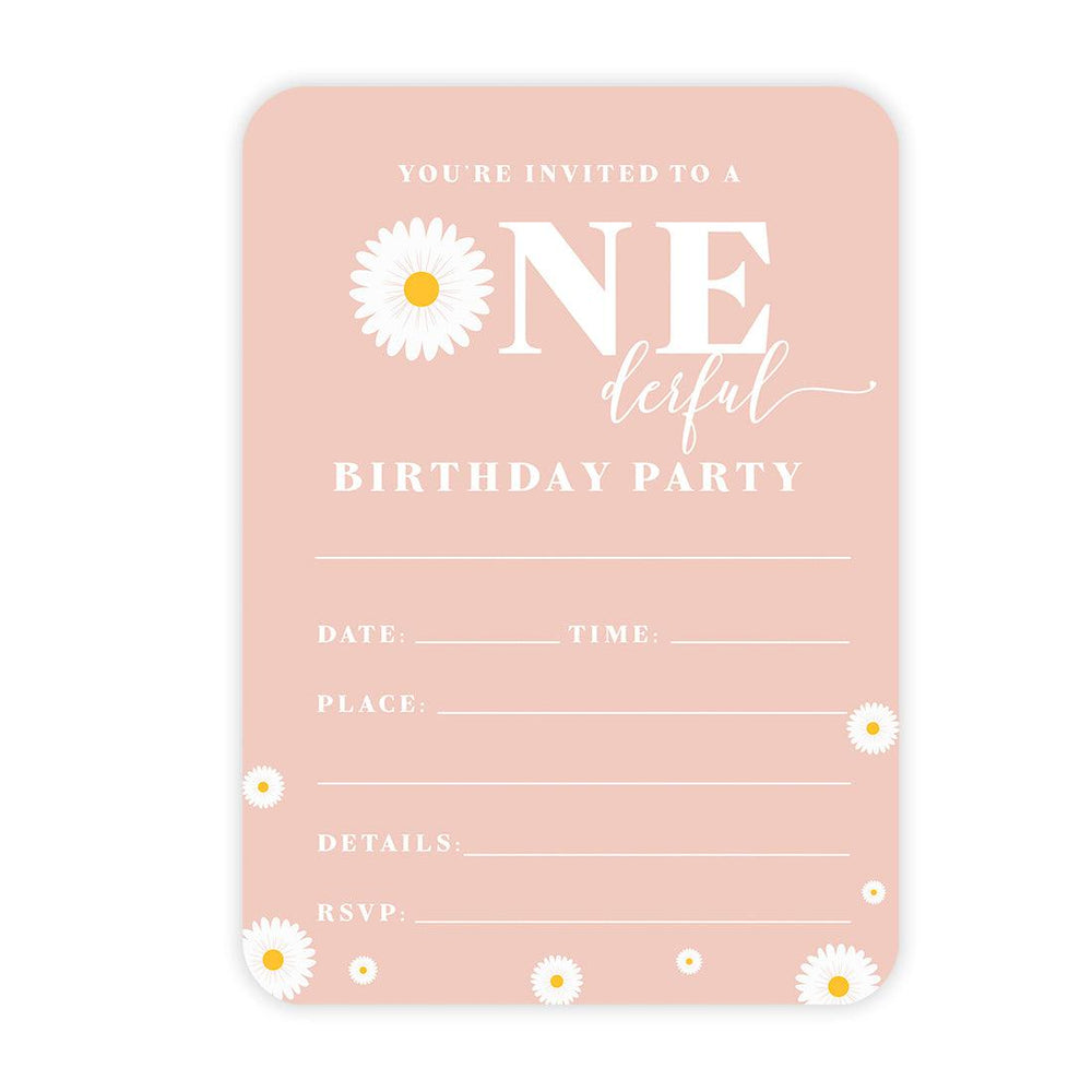 Printed Party Kids Birthday, Rainbow, 20 Invitations and Envelopes