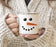 Kids Christmas Hot Chocolate Stainless Steel Campfire Coffee Mug Gift, Snowman with Carrot Nose-Set of 1-Andaz Press-