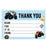 Kids Fill in the Blank Thank You Cards, For Party Guests-Set of 20-Andaz Press-Colorful Dinosaurs-