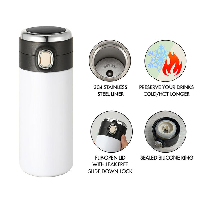Kids Stainless Steel Water Bottle for Printing 10 oz., Sublimation Blanks Double Wall Steel Tumbler-Set of 50-Andaz Press-
