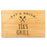 Large Bamboo Wood BBQ Cutting Board Gift-Set of 1-Andaz Press-Auntie-
