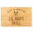 Large Bamboo Wood BBQ Cutting Board Gift-Set of 1-Andaz Press-Auntie-