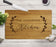 Large Custom Bamboo Wood Cutting Board Gift, Rustic Laurels Kitchen-Set of 1-Andaz Press-Newlyweds Custom-