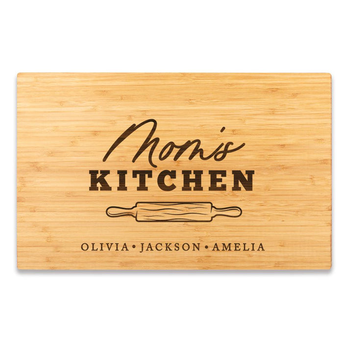 Large Custom Mother's Day Cutting Board, Set of 1-Set of 1-Andaz Press-Love You Mom-