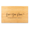 Large Custom Mother's Day Cutting Board, Set of 1-Set of 1-Andaz Press-Love You Mom-