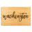 Large Engraved State Bamboo Wood Cutting Board, Calligraphy-Set of 1-Andaz Press-Alabama-