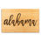Large Engraved State Bamboo Wood Cutting Board, Calligraphy-Set of 1-Andaz Press-Alabama-