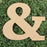 Laser Cut Wood Ampersand Sign-Set of 1-Koyal Wholesale-