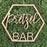 Laser Cut Wood Pretzel Bar Sign-Set of 1-Koyal Wholesale-