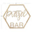Laser Cut Wood Pretzel Bar Sign-Set of 1-Koyal Wholesale-