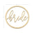 Laser Cut Wood Round Bride Groom Chair Signs-Set of 2-Koyal Wholesale-