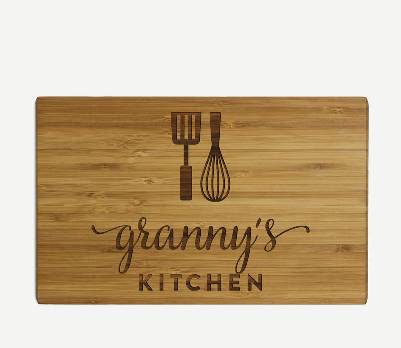 Laser Engraved Small Bamboo Wood Cutting Board-Set of 1-Andaz Press-Mimi's Kitchen-
