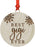 Laser Engraved Wood Christmas Ornament, Best Gigi Ever, Snowflakes-Set of 1-Andaz Press-