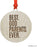 Laser Engraved Wood Christmas Ornament, Best. Godparents. Ever-Set of 1-Andaz Press-